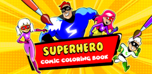 Superhero Coloring Book Games